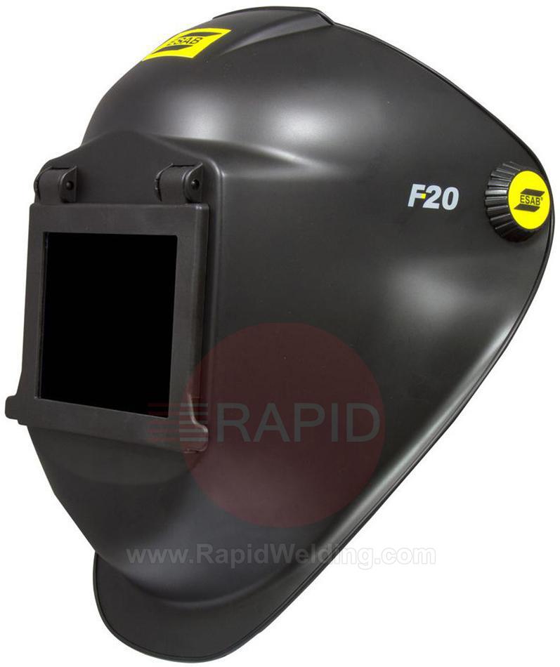 0700000426  ESAB F20 Flip-up Welding Helmet with 110 x 60mm Shade #10 Passive Lens